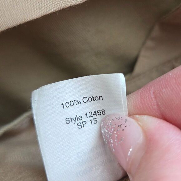 J. Crew Thompson Chino Pants Mens Size 36 x 32 Tan Khaki Straight Leg Cotton - Picture 8 of 9